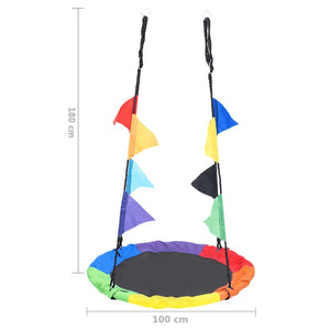 Regenbogen-Fahnenschaukel - 100 cm