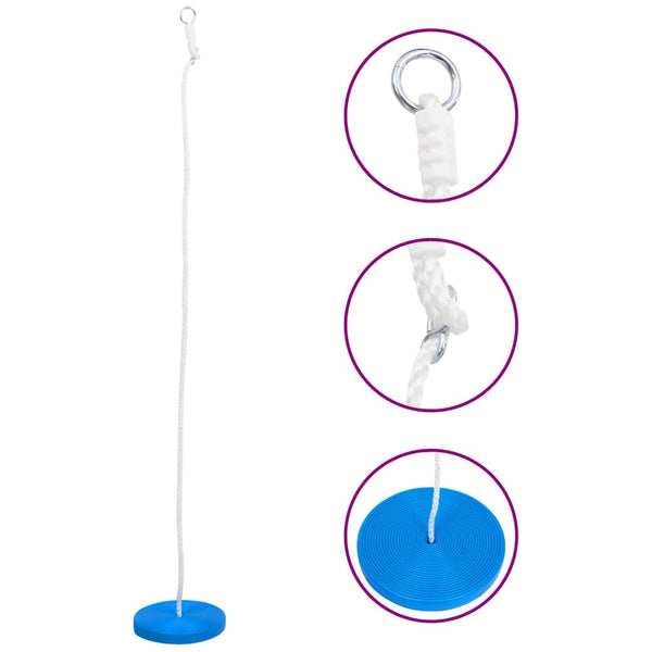 Blaue Tellerschaukel 200 cm