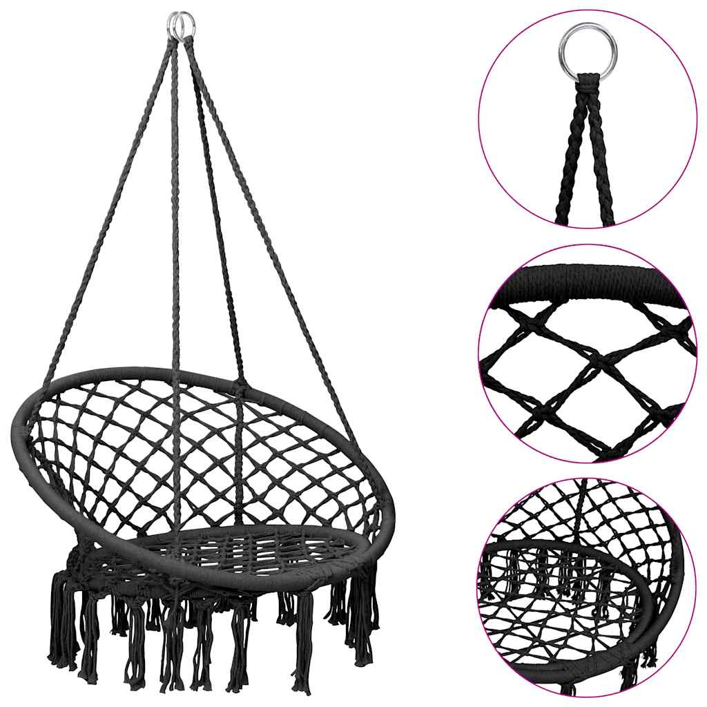 Hänge-Nestschaukel - 80cm Anthrazit