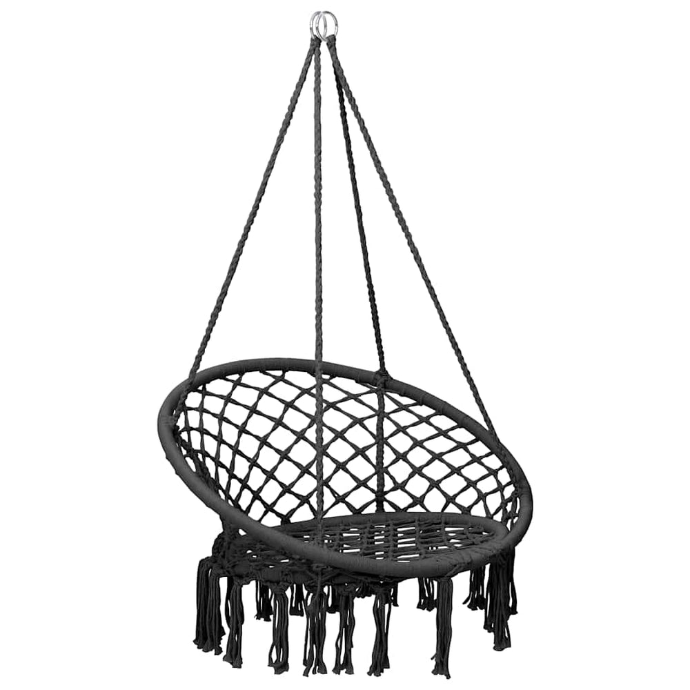 vidaXL Hanging Chair 80 cm Anthracite