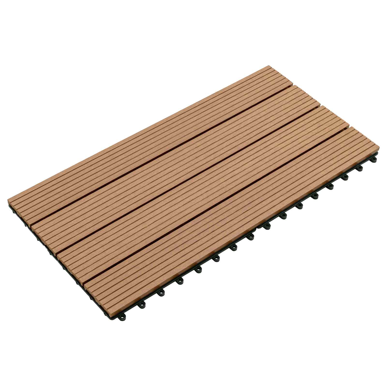 Terrassenfliesen Braun 60x30 cm, 6er-Set