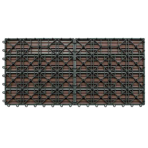 Terrassenfliesen Braun 60x30 cm, 6er-Set