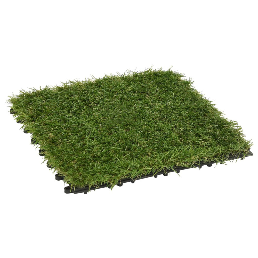 vidaXL Dalles de gazon artificiel 22 pièces Vert 30x30 cm