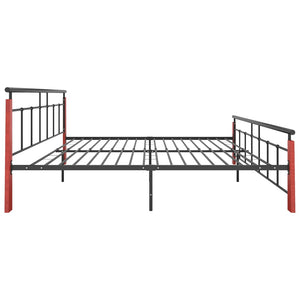 Bettgestell Eiche & Metall 200x200 cm