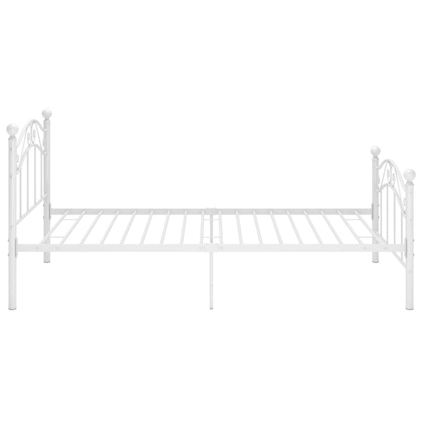 Metallbett Weiß 100x200 cm