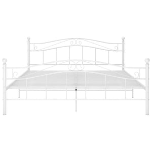 Metallbett Weiß 160x200 cm