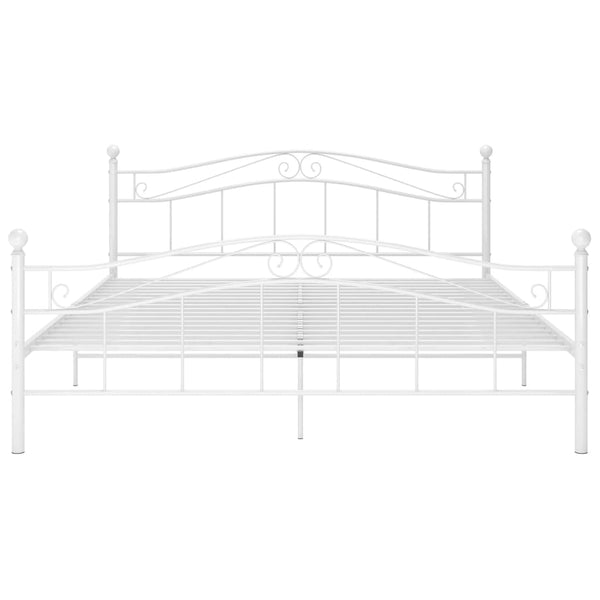 Metallbett Weiß 180x200 cm
