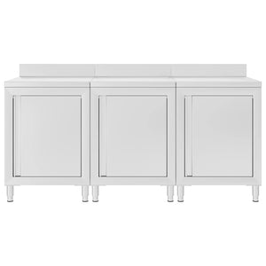 Arbeitsschrank 180x60x96 cm Edelstahl