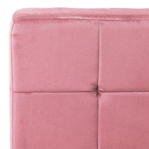 Rosa Samt Relaxstuhl, 65x79x87 cm