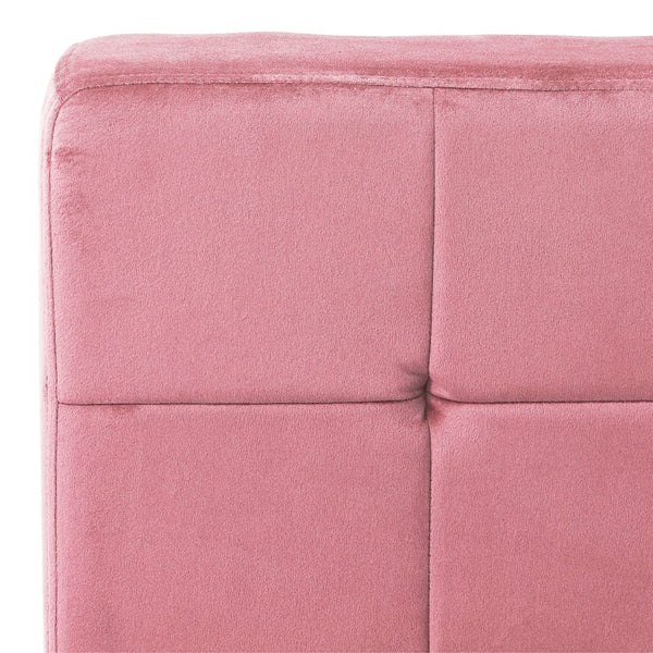 Rosa Samt Relaxstuhl, 65x79x87 cm