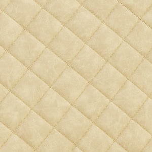Freischwinger Creme Kunstleder Armlehnstuhl