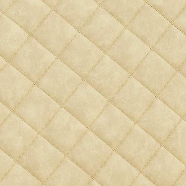 Freischwinger Creme Kunstleder Armlehnstuhl