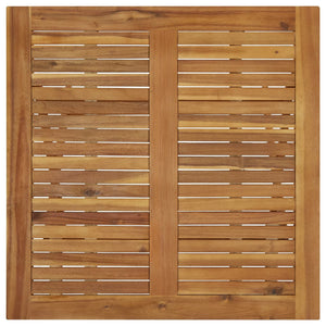 Klappbarer Gartentisch 90x90x75 cm Massivholz Akazie