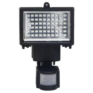 LED-Gartenstrahler Solar mit Bewegungsmelder Schwarz