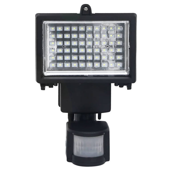 LED-Gartenstrahler Solar mit Bewegungsmelder Schwarz