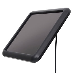 LED-Gartenstrahler Solar mit Bewegungsmelder Schwarz