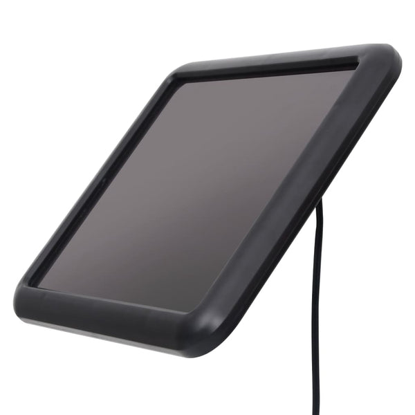 LED-Gartenstrahler Solar mit Bewegungsmelder Schwarz