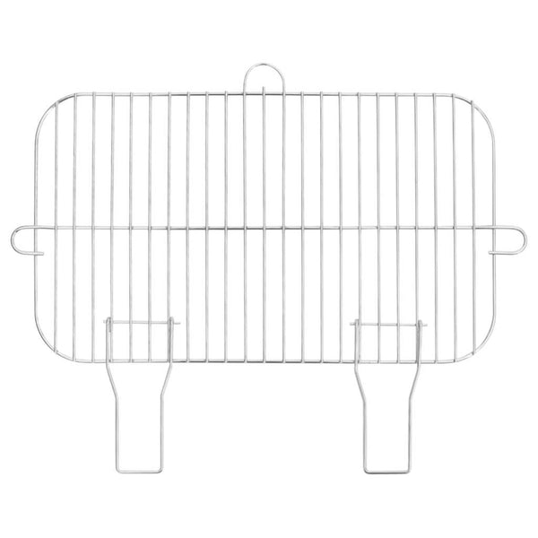 Holzkohlegrill mit Rädern Schwarz Stahl