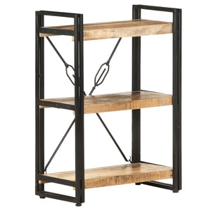 vidaXL Bibliothèque à 3 étagères 60x30x80 cm Bois de manguier massif