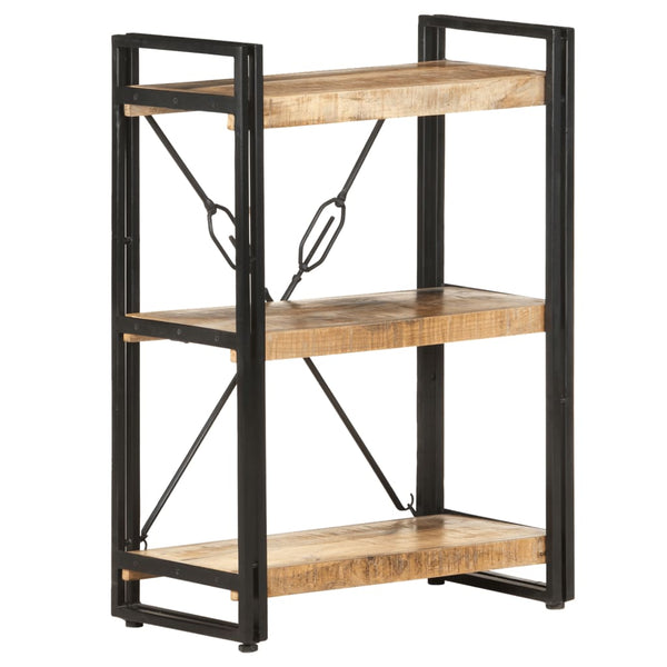vidaXL Bibliothèque à 3 étagères 60x30x80 cm Bois de manguier massif