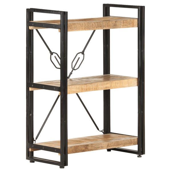 vidaXL Bibliothèque à 3 étagères 60x30x80 cm Bois de manguier massif