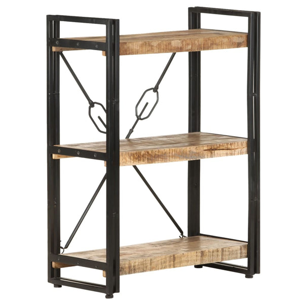 vidaXL Bibliothèque à 3 étagères 60x30x80 cm Bois de manguier massif