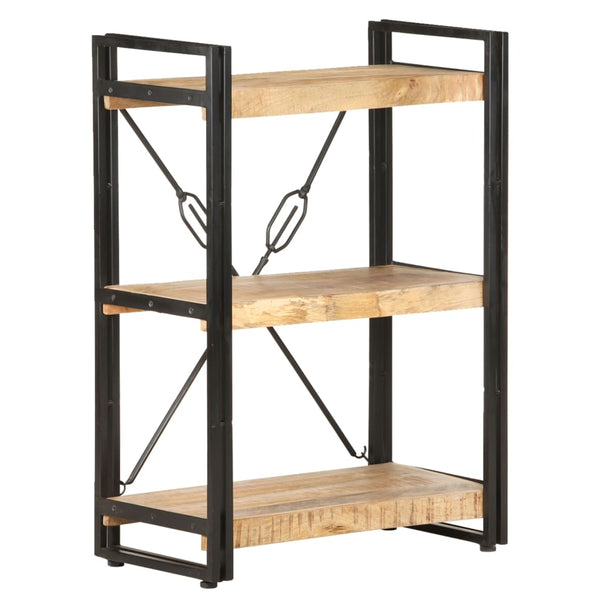 vidaXL Bibliothèque à 3 étagères 60x30x80 cm Bois de manguier massif