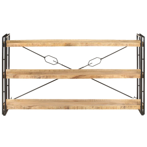 Massivholz Bücherregal Mango 140 cm