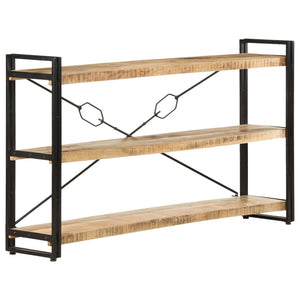 Massivholz Bücherregal Mango 140 cm