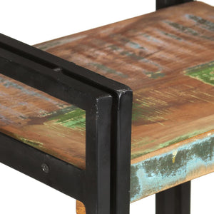 Massivholz Bücherregal 3 Fächer Altholz
