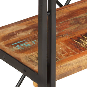 vidaXL Bibliothèque 3 étagères 60x30x80 cm Bois de récupération massif