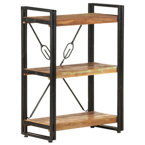 vidaXL Bibliothèque 3 étagères 60x30x80 cm Bois de récupération massif