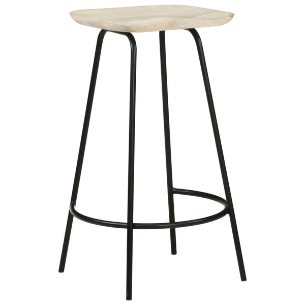 Massivholz Barhocker 4er Set
