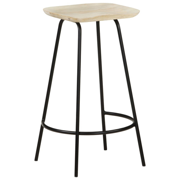 Massivholz Barhocker 4er Set