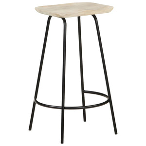 Massivholz Barhocker 4er Set