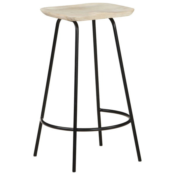 Massivholz Barhocker 4er Set