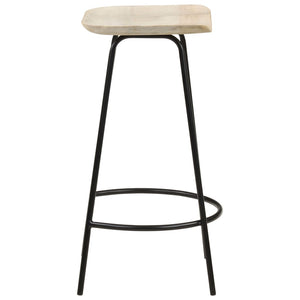 Massivholz Barhocker 4er Set