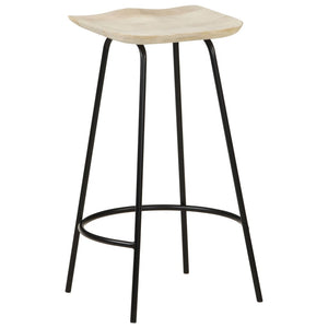 Massivholz Barhocker 4er Set