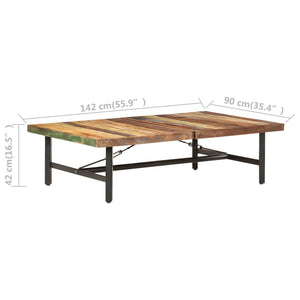 Couchtisch Altholz Massiv 142x90 cm