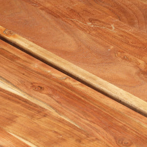 Massiver Couchtisch aus Akazienholz 142x90 cm