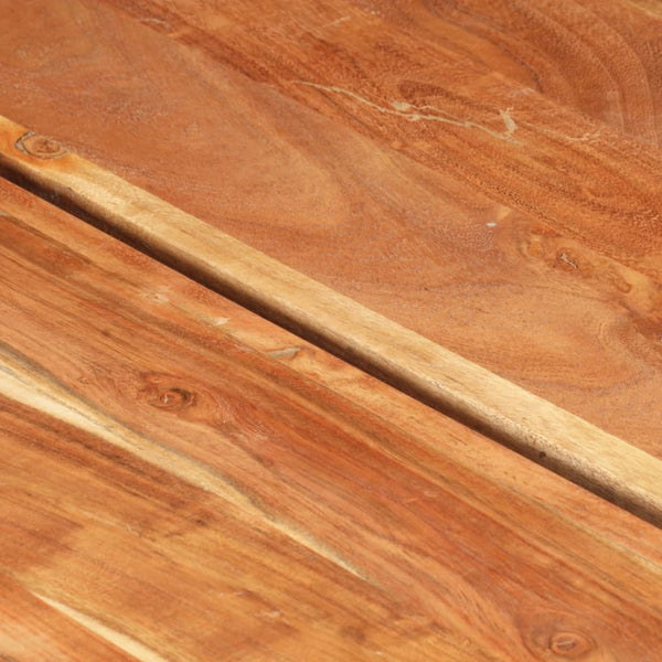 Massiver Couchtisch aus Akazienholz 142x90 cm