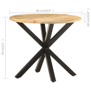 Beistelltisch Mango Massivholz 68x68 cm