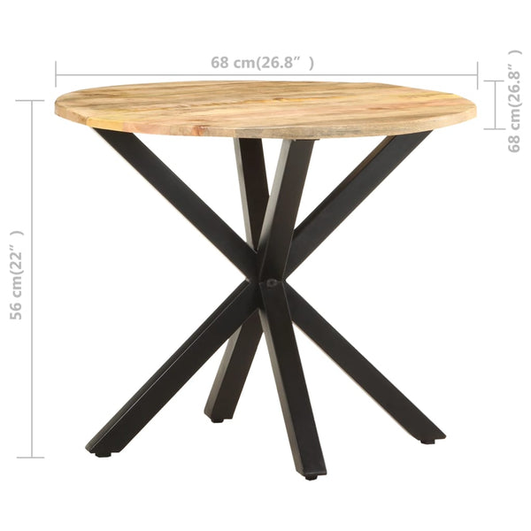 Beistelltisch Mango Massivholz 68x68 cm
