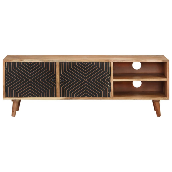 TV-Schrank Akazie Massivholz 115 cm