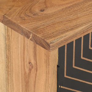 TV-Schrank Akazie Massivholz 115 cm