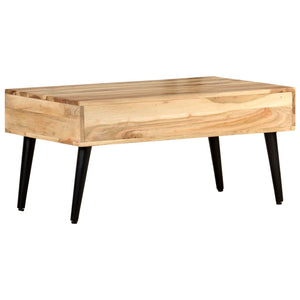 Akazie Couchtisch Massivholz 88x50 cm