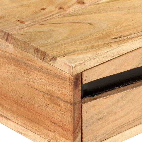 Akazie Couchtisch Massivholz 88x50 cm