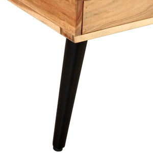 Akazie Couchtisch Massivholz 88x50 cm