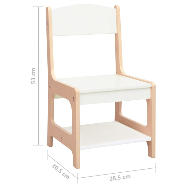 Kindertisch mit 2 Stühlen MDF