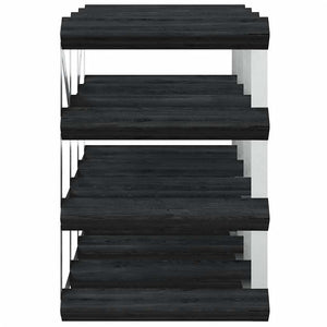 Weinregal Holz Schwarz für 12 Flaschen